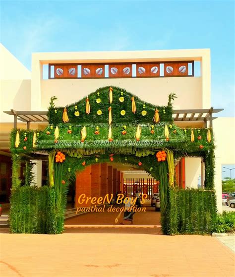 Panthal Decoration Green Boys - Event Managers - Udumalaipettai | Vkno ...
