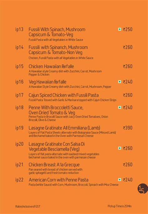 Menu at Hot Chocolate, Coimbatore, Avanashi Road