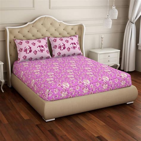 Buy SPACES Atrium Floral Print 3Pcs Double Bedsheet Set from Spaces at ...