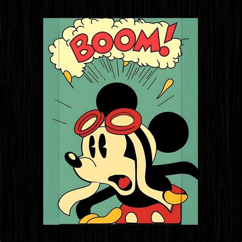 BOOM Mickey Mouse Poster – sticckiz.com