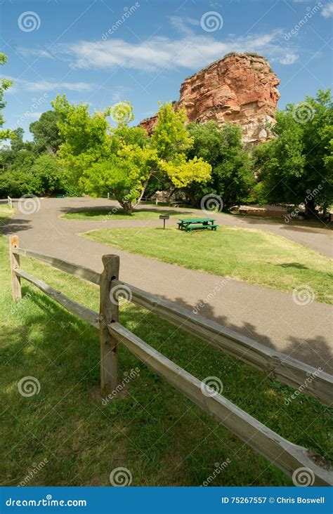 Ayres Natural Bridge Park Converse County Wyoming LaPrele Creek Stock ...