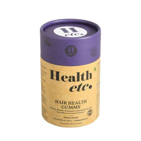 Health etc Biotin Hair Gummies for Men, Women | Hair health gummies