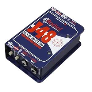 Radial J48 MK2 48V Phantom Power Active Direct Box : Amazon.in: Musical ...