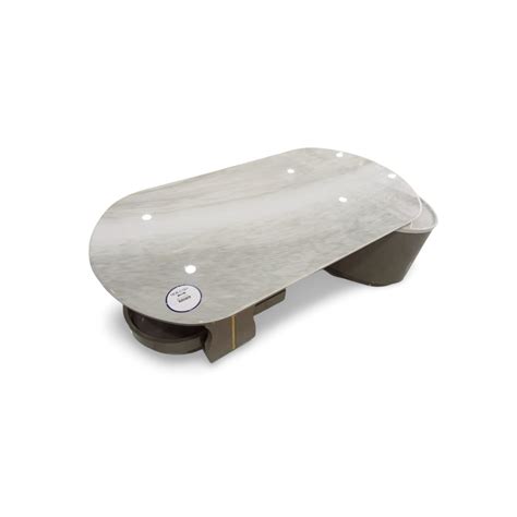 MGR New Marble Top and Engineering Wood 360 Degree Rotating Center Tab ...