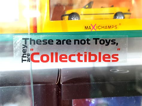 These are not Toys, They are Collectibles transparent sticker set ...
