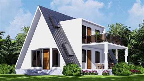 3 Bedroom A-Frame House Floor Plans