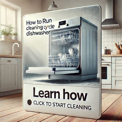 How to Run a Dishwasher Cleaning Cycle: Easy Step-by-Step Guide