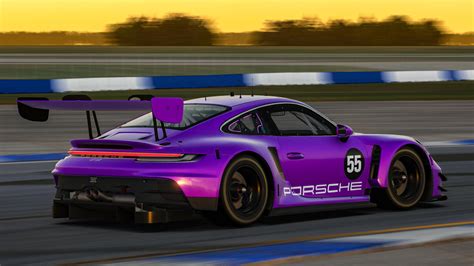 Phantom Purple Porsche 911 GT3 R by Daniel Kranefuss - Trading Paints