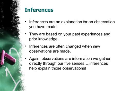 Observations vs Inferences | PPT
