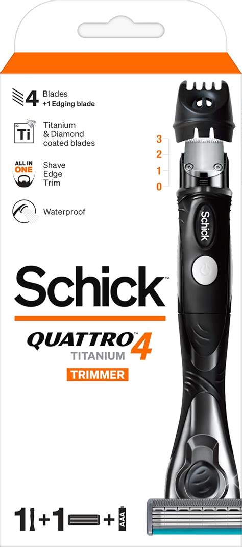 Schick Quattro Titanium Trimmer Freestyle Kit 1 : Amazon.in: Health ...