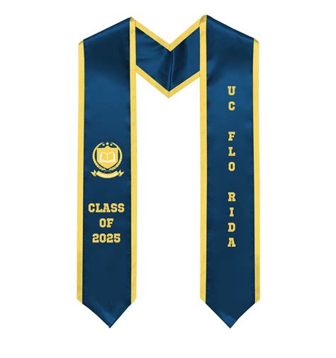For Sale Personalized Graduation Stole, Custom Logo Text Grad Stole ...
