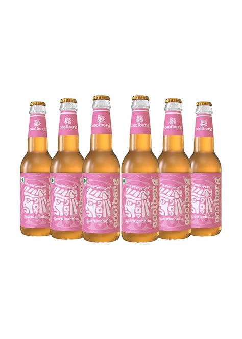 Get Strawberry Non-Alcoholic Beer 330ml Glass Bottle (Pack of 6) at ...