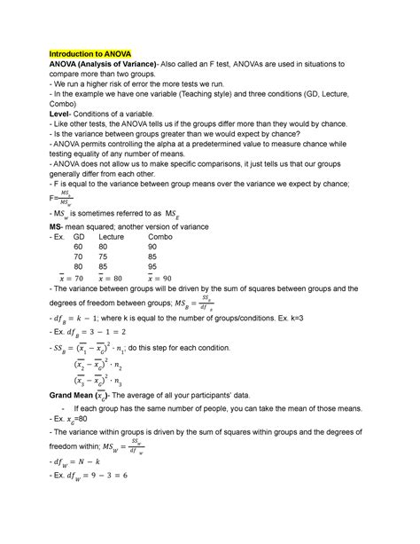 PSYC 3990 Module 5 - Lecture notes from video lectures with Dr ...