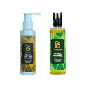 BLOSSOMED Face wash | 100ml & Hair oil | 200ml | Combo : Amazon.in: Beauty