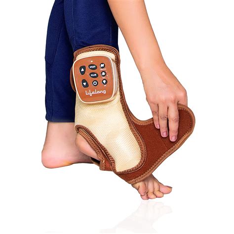 Lifelong Rechargeable Ankle Massager For Pain Relief (With Vibration ...