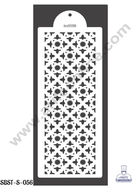 CAKE DECOR™ Small Wedding Cake Stencil, Cake Border Side Decoration To ...