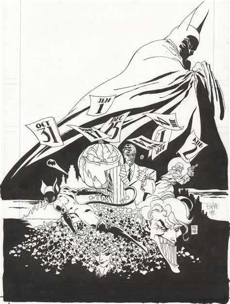 TIM SALE BATMAN: THE LONG HALLOWEEN TRADE PAPERBACK COLLECTED EDITION ...