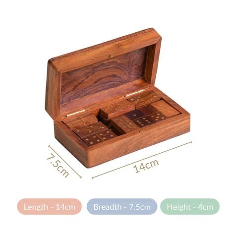 Handcrafted Wooden Dominos Game Online - Premium Party Game | Nestasia
