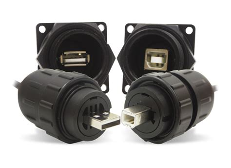 Data-Con-X USB Type A and B Connectors - CONXALL | Mouser