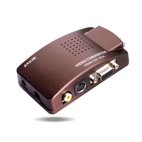 Microware AV to VGA Converter, RCA Composite AV S-Video to VGA ...