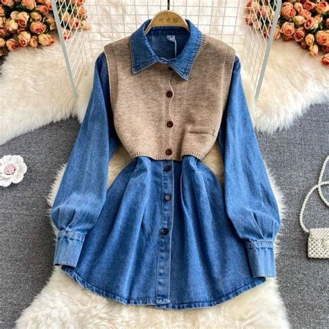 Polo Denim Shirt & Vest Set – Label Frenesi Fashion