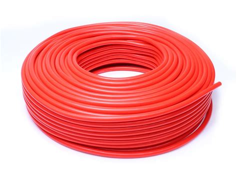 HPS HTSVH7-RED Red 1' Length High Temperature Silicone Vacuum Tubing ...