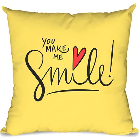Buy illuminati gifts You Make Me Smile Quote Printed Micro Satin ...