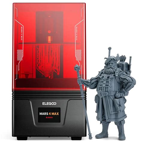Elegoo Mars 4 Max MSLA Resin 3D Printer with 6K Mono LCD