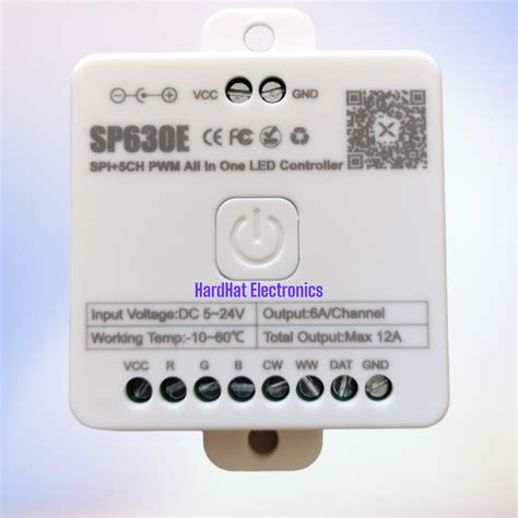 SP630E SPI + 5Ch PWM all in One Led Controller – HardHat Electronics