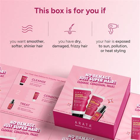 Arata - No Damage Super Box | Super Shampoo™, Super Conditioner™ & Sup
