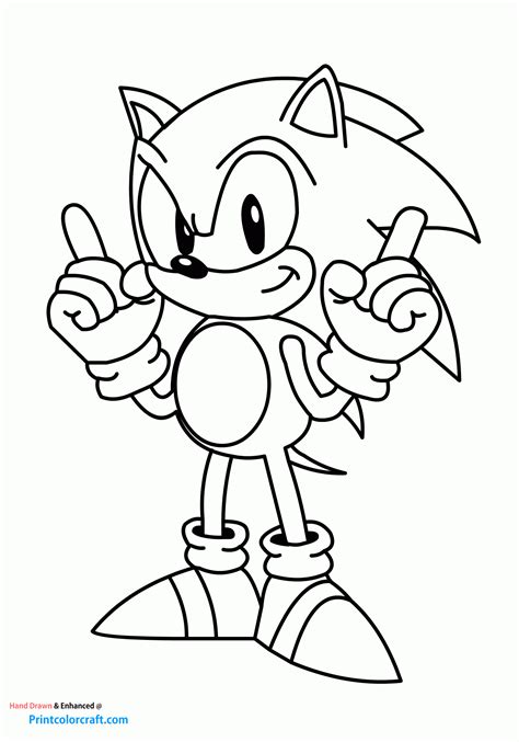 Sonic The Hedgehog Free Printable Coloring Pages - Printable Calendars ...