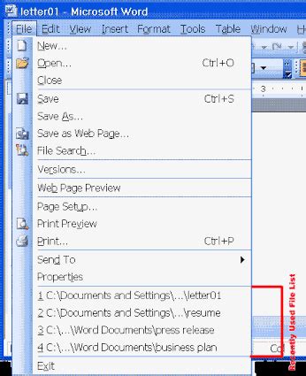 Image result for File Menu