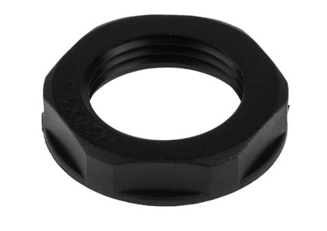 RS PRO | RS PRO Black Nylon 66 Cable Gland Locknut, M20 Thread, IP68 ...