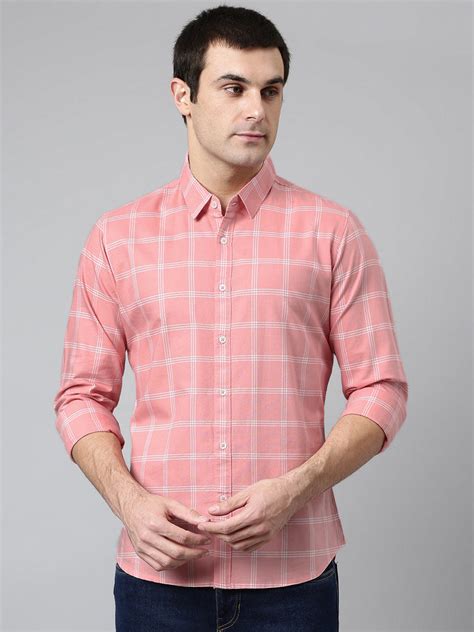 Men's Slim Fit Cotton Checks Full Sleeves Casual Shirt – DENNIS LINGO