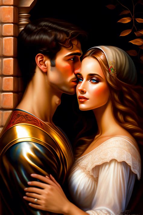 Lexica - Highly detailed painting of shakespeare's romeo and juliet in ...
