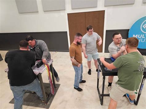 Arm Wrestling Practice, Multiply Church - Wilmington, 9 March 2024 ...