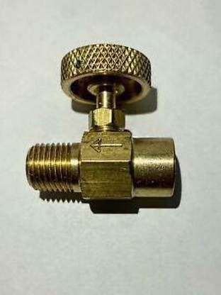 PBI BRASS NIDDLE VALVE MALE 1/4" X 1/8" FEMALE INCH BSP THREAD VALVE 1 ...