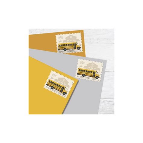 Buy School Bus Additional Ounce USPS Postage Stamps 1 Coil of 100 ...