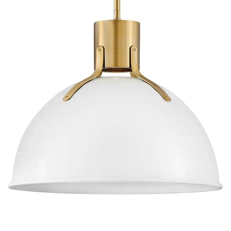 Hinkley Argo 1 -Light Lacquered Brass Modern/contemporary Metal Dome ...