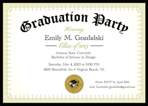 Image result for How to Use Microsoft Word to Create a Graduation Invite