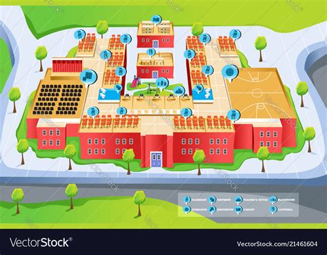 School Map Cartoon 的图像结果