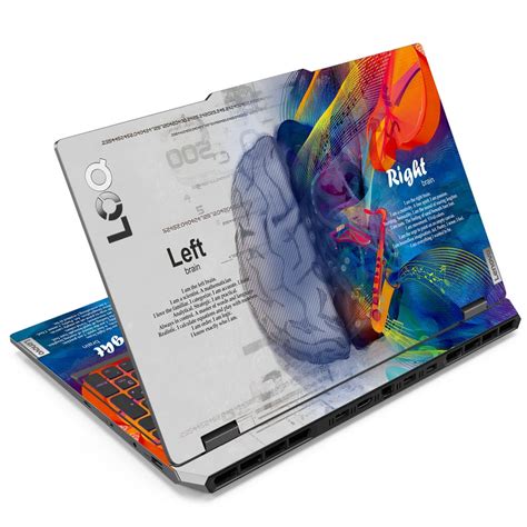 Shop Left Right Blue Brain Laptop Skin for Lenovo LOQ | Buy Online Now ...