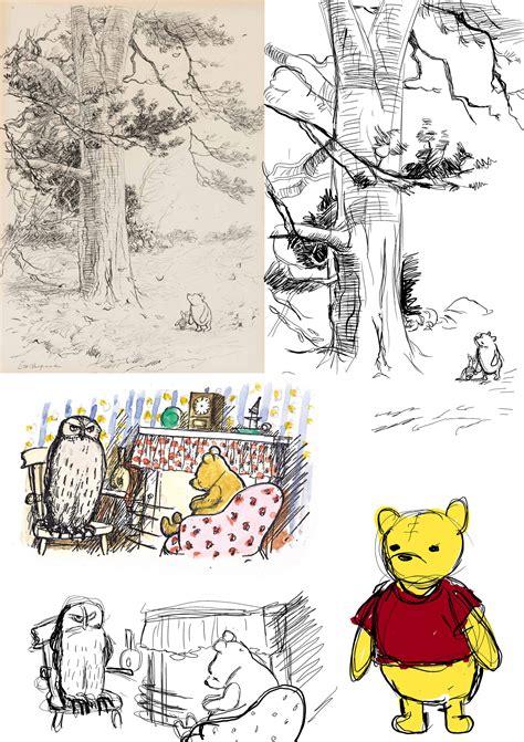 Winnie The Pooh Drawings Winnie The Pooh Cute Pooh Drawing Art