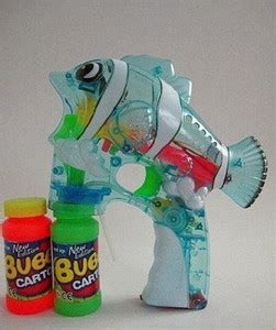 Fettipop Light-Up Musical Cartoon Fish Bubble Gun Shooter With Two ...