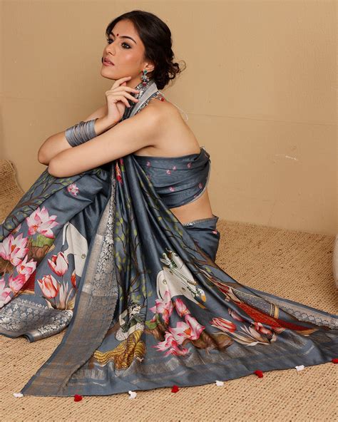 PICHWAI CHINNIYA SILK SAREE – Ikkat Door