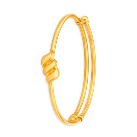 Artistic Gold Bangle