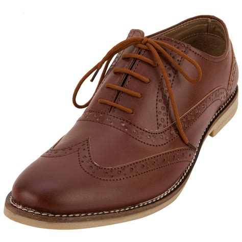 Buy FBT Men's 12640 Brown Formal Brogue Shoes - 12 at Amazon.in