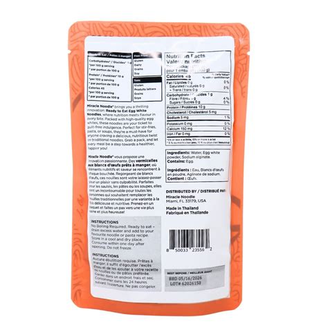 Miracle Noodle Egg White Noodles Vermicelli at NaturaMarket