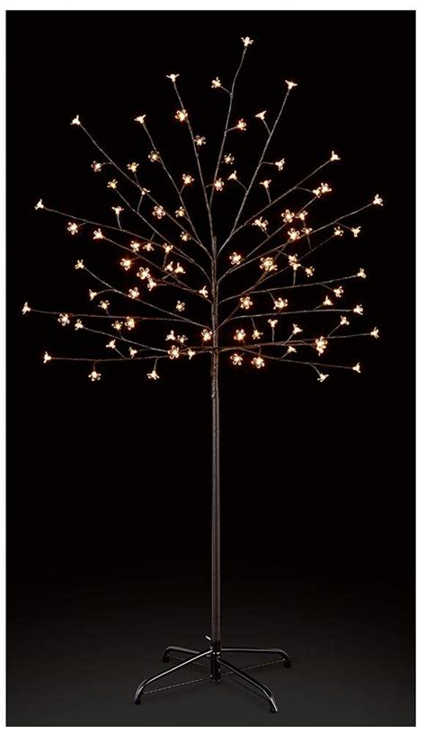 Buy 1.5M Pre-Lit LED Cherry Blossom Tree with 150 Lights Outdoor ...