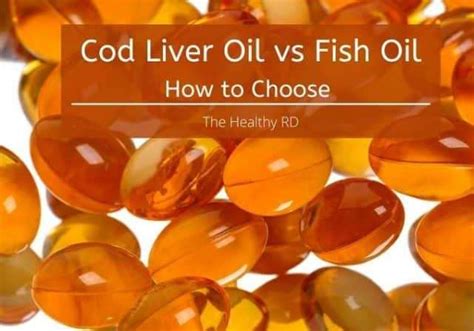 Cod Liver vs Fish-Oil 的图像结果